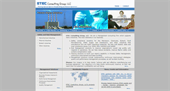 Desktop Screenshot of etecconsulting.com