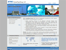 Tablet Screenshot of etecconsulting.com